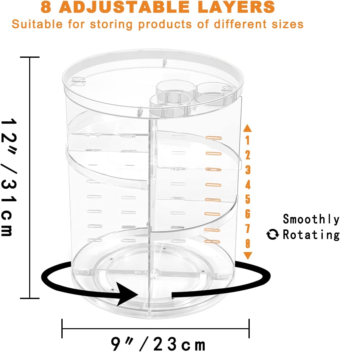 Ultimate Makeup Organizer Carousel