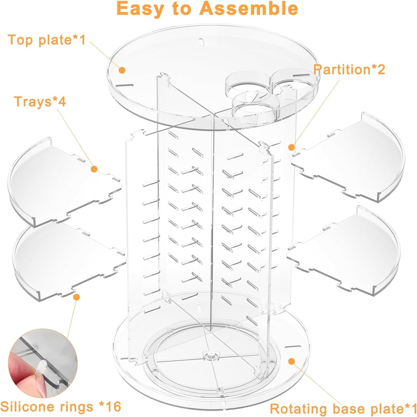 Ultimate Makeup Organizer Carousel